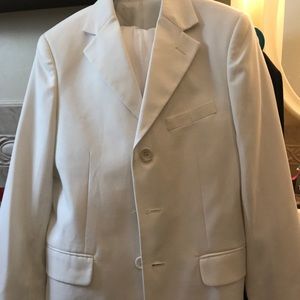 Boys First Communion White Blazer and Pants